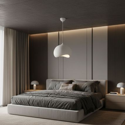 Brilagi - WABI SABI-riippuvalaisin kaapelilla, 1xE27/40W/230V, Ø34 cm, valkoinen