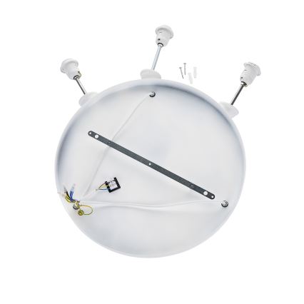 Brilagi - WABI SABI-riippuvalaisin kaapelilla 3xE27/40W/230V halkaisija 82 cm valkoinen