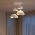 BRILAGI - WABI SABI-riippuvalaisin ripustuskaapelilla, 4xE27/40W/230V, Ø 90 cm, valkoinen
