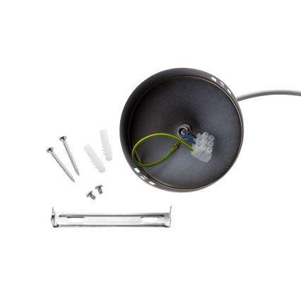 Brilagi - WABI SABI riippuvalaisin vaijerilla 1xE27/40W/230V, halkaisija 33 cm, harmaa