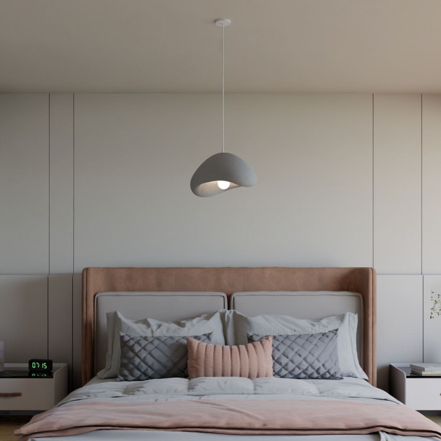 Brilagi - WABI SABI riippuvalaisin vaijerilla 1xE27/40W/230V harmaa