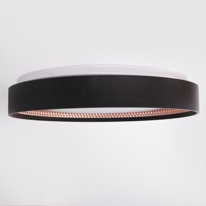 Brilagi - himmennettävä WALDO LED-kattovalaisin LED/48W/230V 3000-6500K halkaisija 40 cm musta/kulta + kaukosäädin