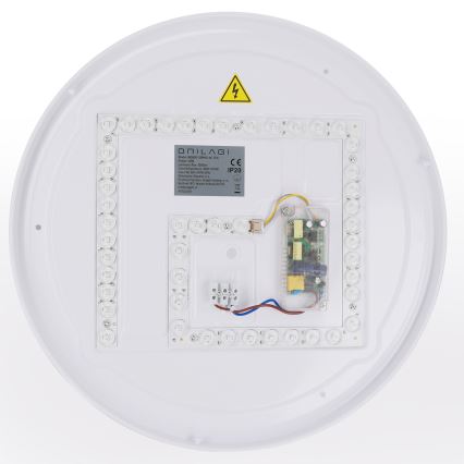 Brilagi - himmennettävä WALDO LED-kattovalaisin LED/48W/230V 3000-6500K halkaisija 40 cm musta/kulta + kaukosäädin