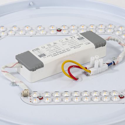 Brilagi - LED-kattovalaisin WOODROUND LED/30W/230V 3000/4000/6000K Ø 40 cm puu CRI 90
