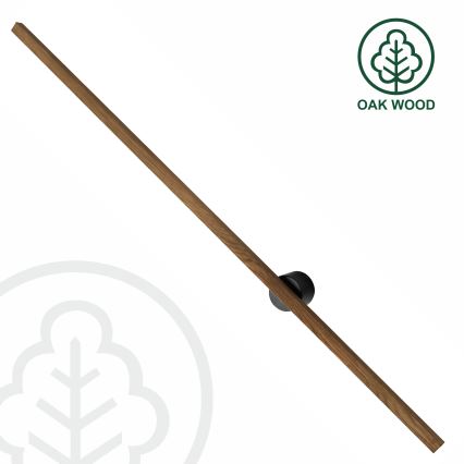 Brilagi - LED-seinävalaisin WOODY LINE LED/12W/230V 120 cm tammi-pähkinä