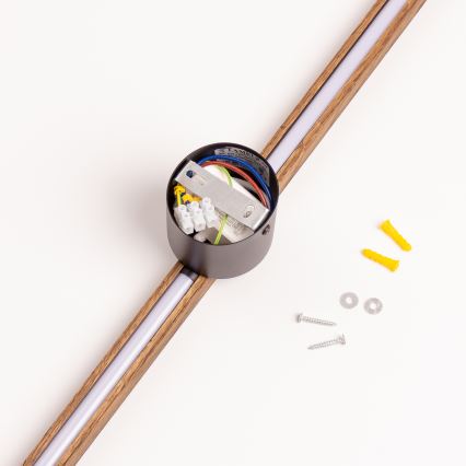 Brilagi - LED-seinävalaisin WOODY LINE LED/12W/230V 120 cm tammi-pähkinä