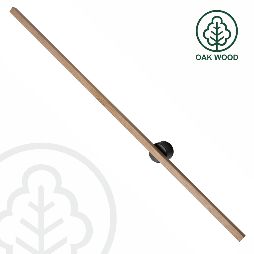 Brilagi - LED-seinävalaisin WOODY LINE LED/12W/230V 120 cm tammi