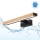 Brilagi - WOODY MIRROR 3-in-1 LED-kylpyhuonepeilavalaisin LED/8W/230V IP44 musta/tammi