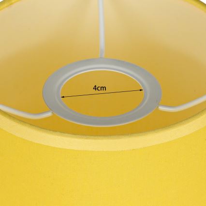 Brilagi - Yleiskäyttöinen varjostin NUBILA E27 15,5x14 cm keltainen