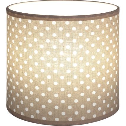 BRILAGI - Yleisvarjostin BOBO E27 Ø 15 cm beige/pilkullinen