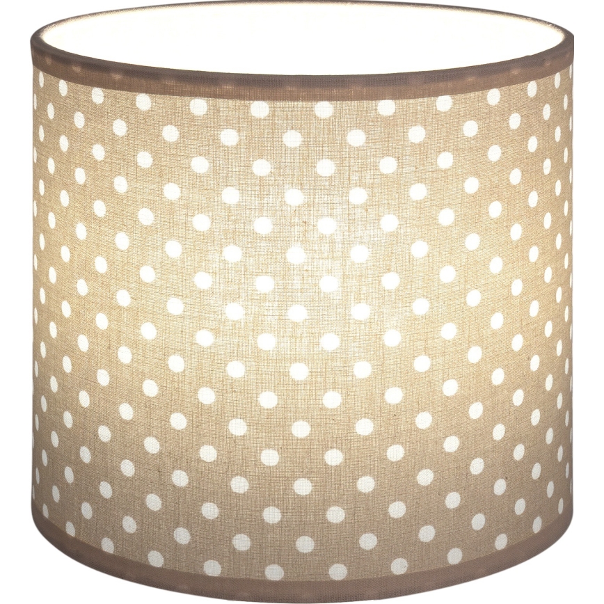 BRILAGI - Yleisvarjostin BOBO E27 Ø 15 cm beige/pilkullinen