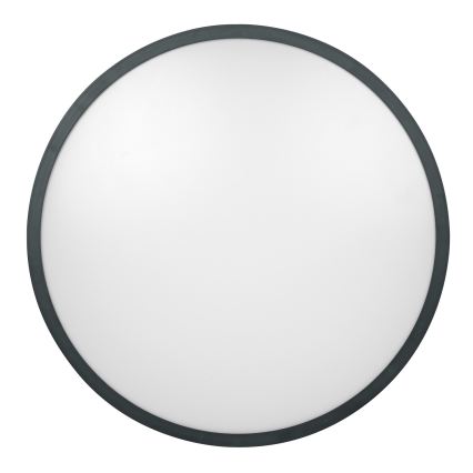 Brilagi - LED-kylpyhuoneen kattovalaisin anturilla ZENNA LED/24W/230V Ø 35 cm IP44 antrasiitti + kaukosäädin