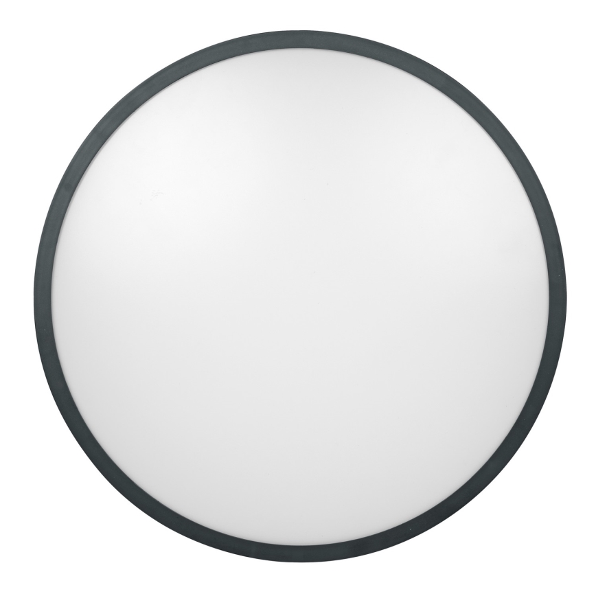 Brilagi - LED-kylpyhuoneen kattovalaisin anturilla ZENNA LED/24W/230V Ø 35 cm IP44 antrasiitti + kaukosäädin