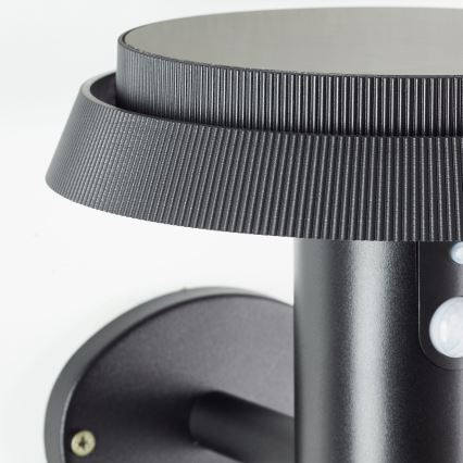 Brilliant - LED aurinkokäyttöinen seinävalaisin anturilla ALVERO LED/4W/3,7V 2000 mAh IP44