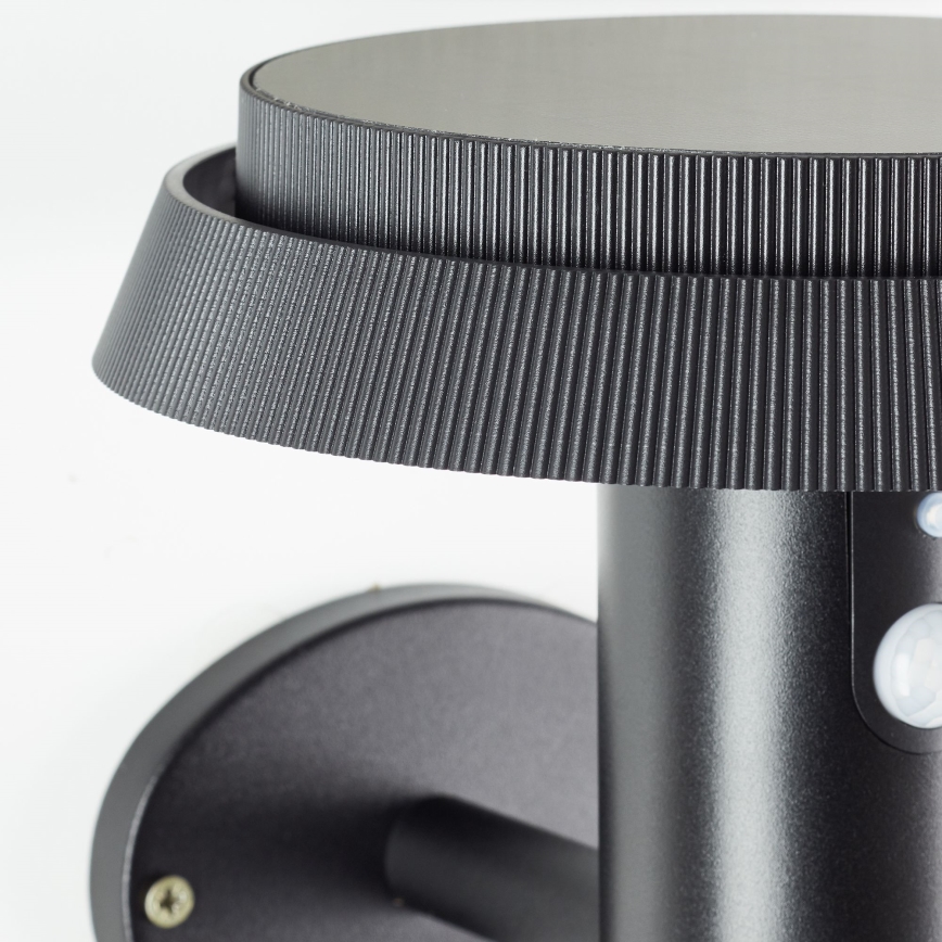 Brilliant - LED aurinkokäyttöinen seinävalaisin anturilla ALVERO LED/4W/3,7V 2000 mAh IP44