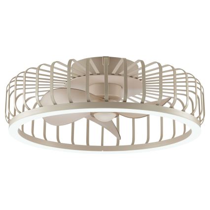 Brilliant - himmennettävä LED-kattovalaisin tuulettimella CAPO LED/36W/230V 2700-6500K halkaisija 48 cm beige + kaukosäädin