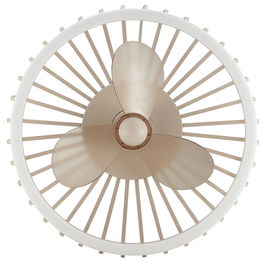 Brilliant - himmennettävä LED-kattovalaisin tuulettimella CAPO LED/36W/230V 2700-6500K halkaisija 48 cm beige + kaukosäädin