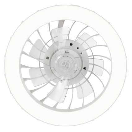 Brilliant - LED RGBW himmennettävä kattotuuletin valolla FANORA LED/30W/230V 2700-6500K Ø 46 cm valkoinen + kaukosäädin