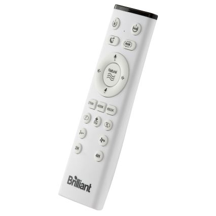 Brilliant - LED RGBW himmennettävä kattotuuletin valolla FANORA LED/30W/230V 2700-6500K Ø 46 cm valkoinen + kaukosäädin