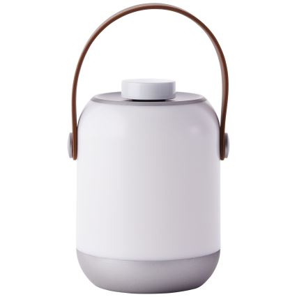 Brilliant - LED himmennettävä ulkokäyttöön tarkoitettu pöytävalaisin GEMMA LED/1,9W/5V 1800 mAh IP44 valkoinen