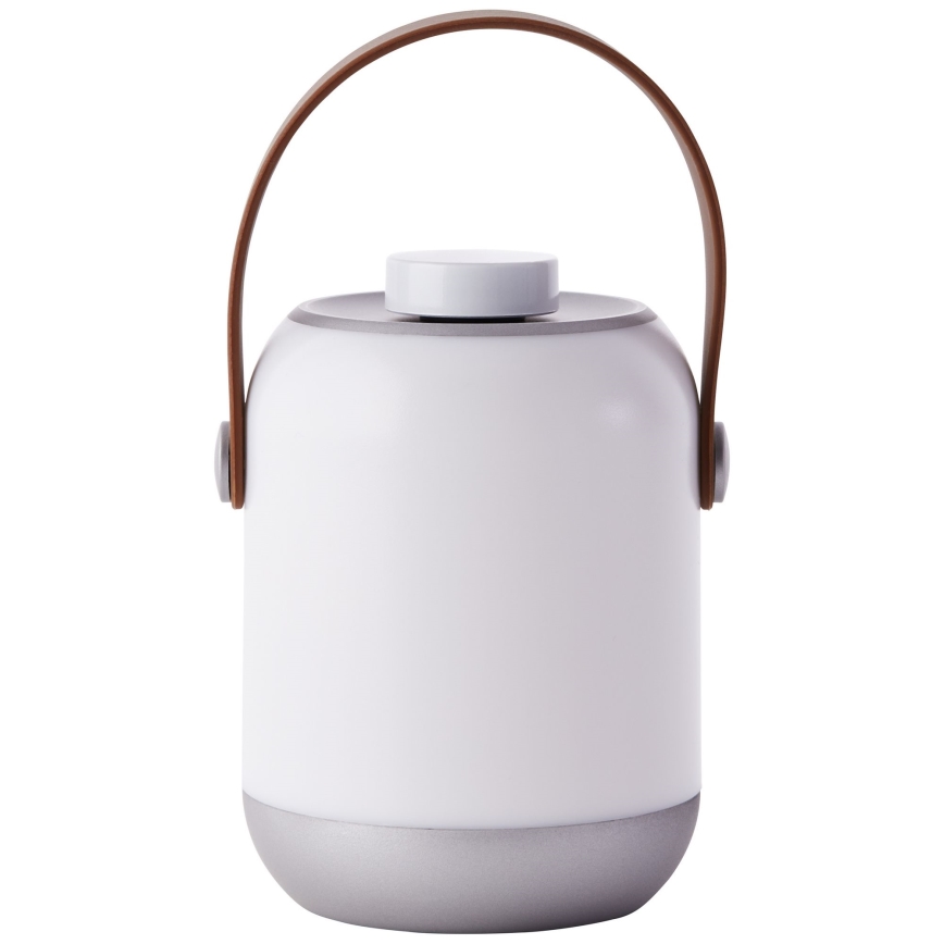 Brilliant - LED himmennettävä ulkokäyttöön tarkoitettu pöytävalaisin GEMMA LED/1,9W/5V 1800 mAh IP44 valkoinen