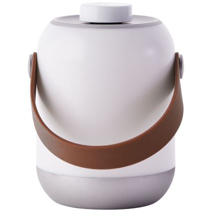 Brilliant - LED himmennettävä ulkokäyttöön tarkoitettu pöytävalaisin GEMMA LED/1,9W/5V 1800 mAh IP44 valkoinen