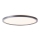 Brilliant - Himennettävä LED-kattovalaisin SORELL LED/18W/230V 3000-6500K halkaisija 29 cm, musta + kaukosäädin