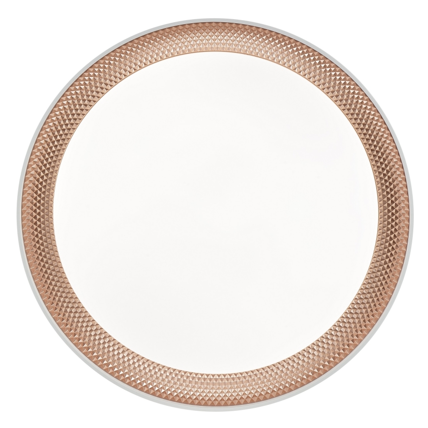 Brilliant - LED-himennettävä kattovalaisin WALDO LED/24W/230V 3000–6500K, halkaisija 38,5 cm, valkoinen/ruusukulta + kaukosäädin