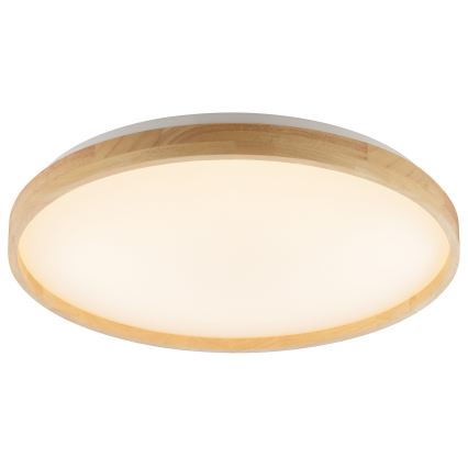 Brilliant - Himennettävä LED-kattovalaisin ALSON LED/17W/230V 3000-6500K halkaisija 49,5 cm kumipuu + kaukosäädin