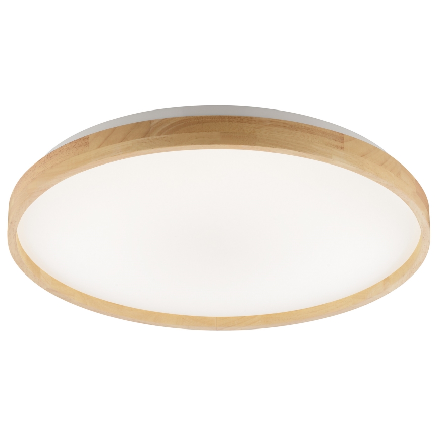 Brilliant - Himennettävä LED-kattovalaisin ALSON LED/17W/230V 3000-6500K halkaisija 49,5 cm kumipuu + kaukosäädin