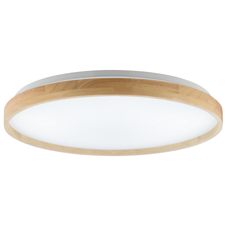 Brilliant - Himennettävä LED-kattovalaisin ALSON LED/17W/230V 3000-6500K halkaisija 49,5 cm kumipuu + kaukosäädin
