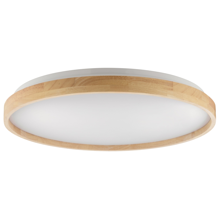 Brilliant - Himennettävä LED-kattovalaisin ALSON LED/17W/230V 3000-6500K halkaisija 49,5 cm kumipuu + kaukosäädin