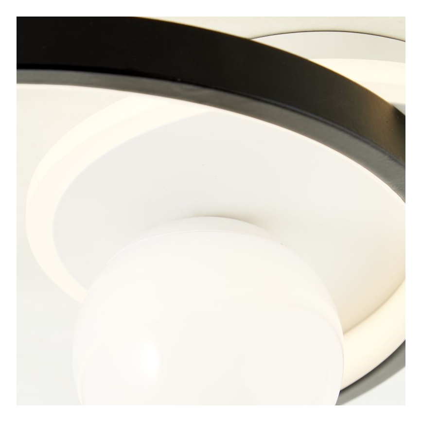 Brilliant - Himmennettävä LED-kattovalaisin ATLANTA LED/24W/230V musta/valkoinen