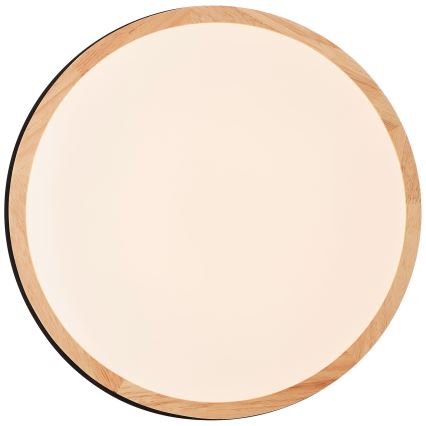 Brilliant - Himmennettävä LED-kattovalaisin BAARLO LED/24W/230V halkaisija 35 cm musta/kumiviikuna