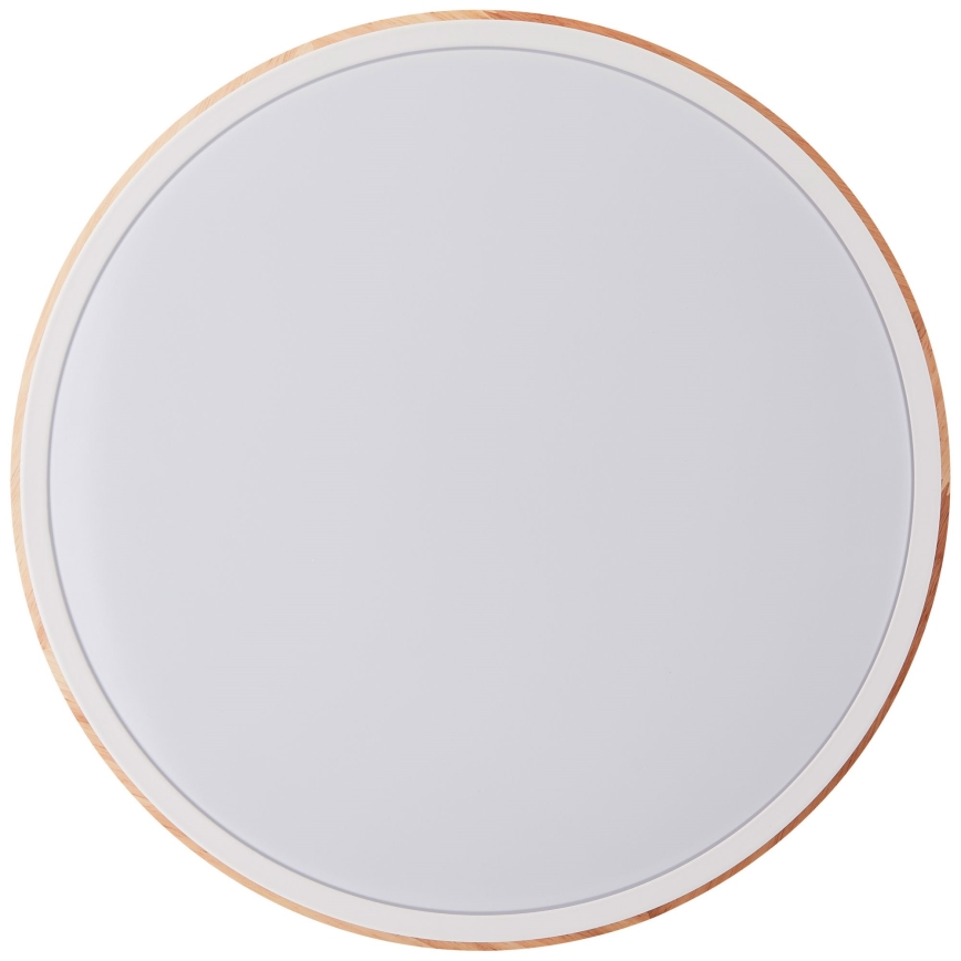 Brilliant - Himmennettävä LED-kattovalaisin BAARLO LED/24W/230V halkaisija 35 cm valkoinen/kumiviikuna