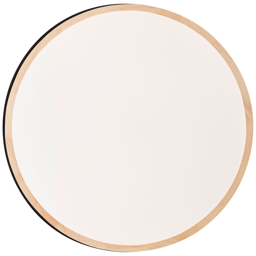 Brilliant - Himmennettävä LED-kattovalaisin BAARLO LED/36W/230V 3000-6500K halkaisija 50 cm musta/kumiviikuna + kauko-ohjaus