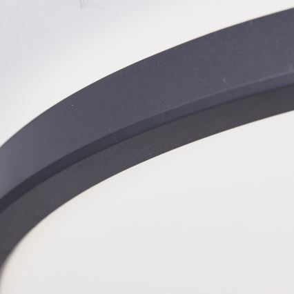 Brilliant - LED-himmennettävä kylpyhuoneen kattovalaisin BRENNAN LED/35W/230V Ø 54 cm IP44 musta