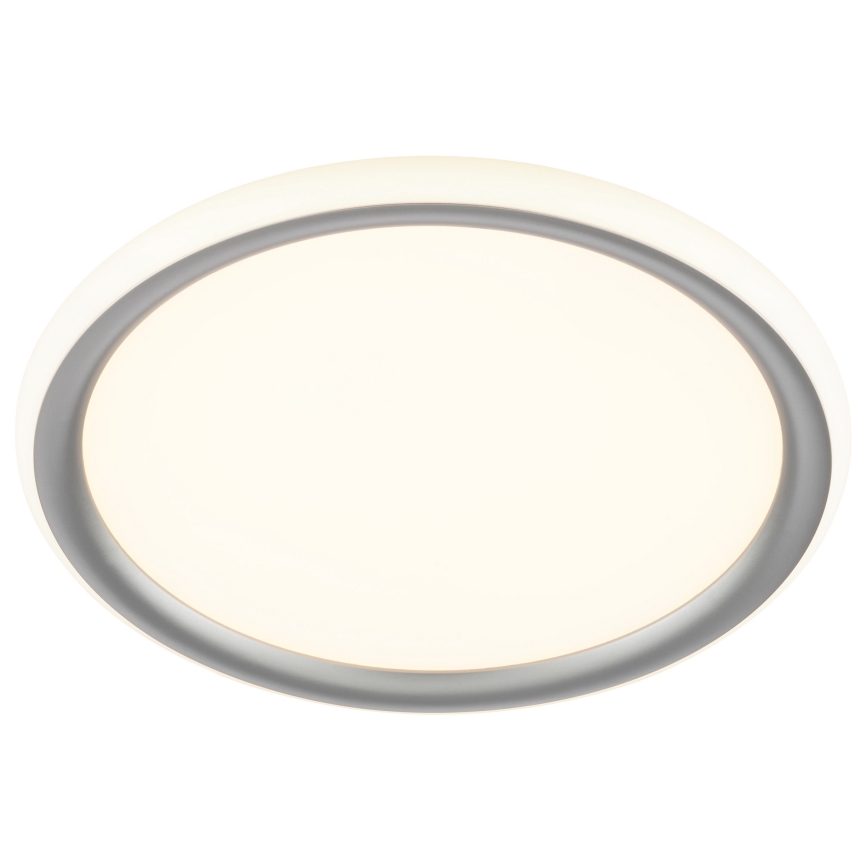 Brilliant - himmennettävä LED-kattovalaisin CARLOZ LED/16W/230V Ø 30 cm valkoinen/harmaa