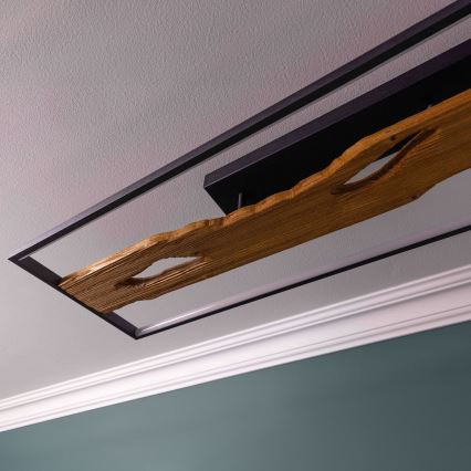 Brilliant - Himmennettävä LED-kattovalaisin CHAUMONT LED/48W/230V kumiviikuna