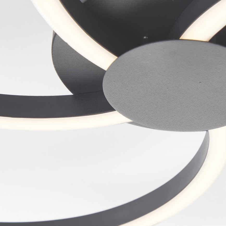 Brilliant - Himmennettävä LED-kattovalaisin FICO LED/32W/230V halkaisija 57 cm musta