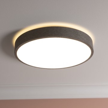 Brilliant - Himmennettävä LED-kattovalaisin FILIZ LED/24W/230V halkaisija 38,5 cm harmaa