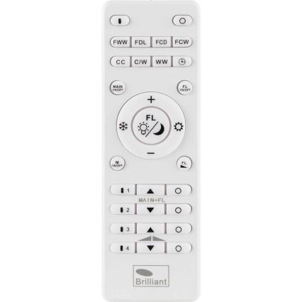 Brilliant - Himmennettävä LED-kattovalaisin LAURICE LED/24W/230V 2700-6500K + kauko-ohjaus