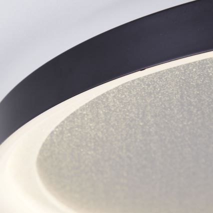 Brilliant - Himmennettävä LED-kattovalaisin QUITO LED/30W/230V 3000K halkaisija 42 cm musta