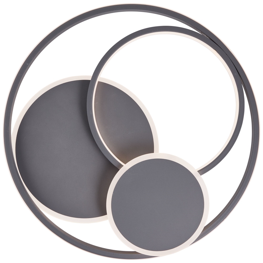 Brilliant - Himmennettävä LED-kattovalaisin RUNDA LED/50W/230V 3000-6500K musta + kauko-ohjaus