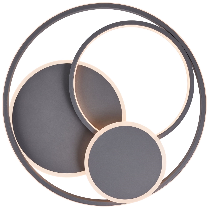 Brilliant - Himmennettävä LED-kattovalaisin RUNDA LED/50W/230V 3000-6500K musta + kauko-ohjaus