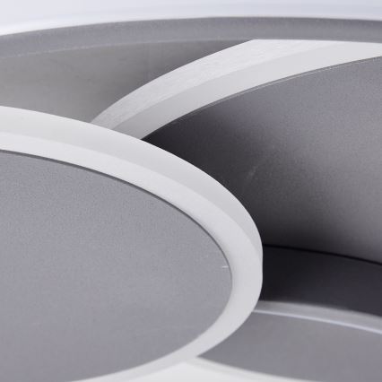 Brilliant - Himmennettävä LED-kattovalaisin RUNDA LED/50W/230V 3000-6500K musta + kauko-ohjaus