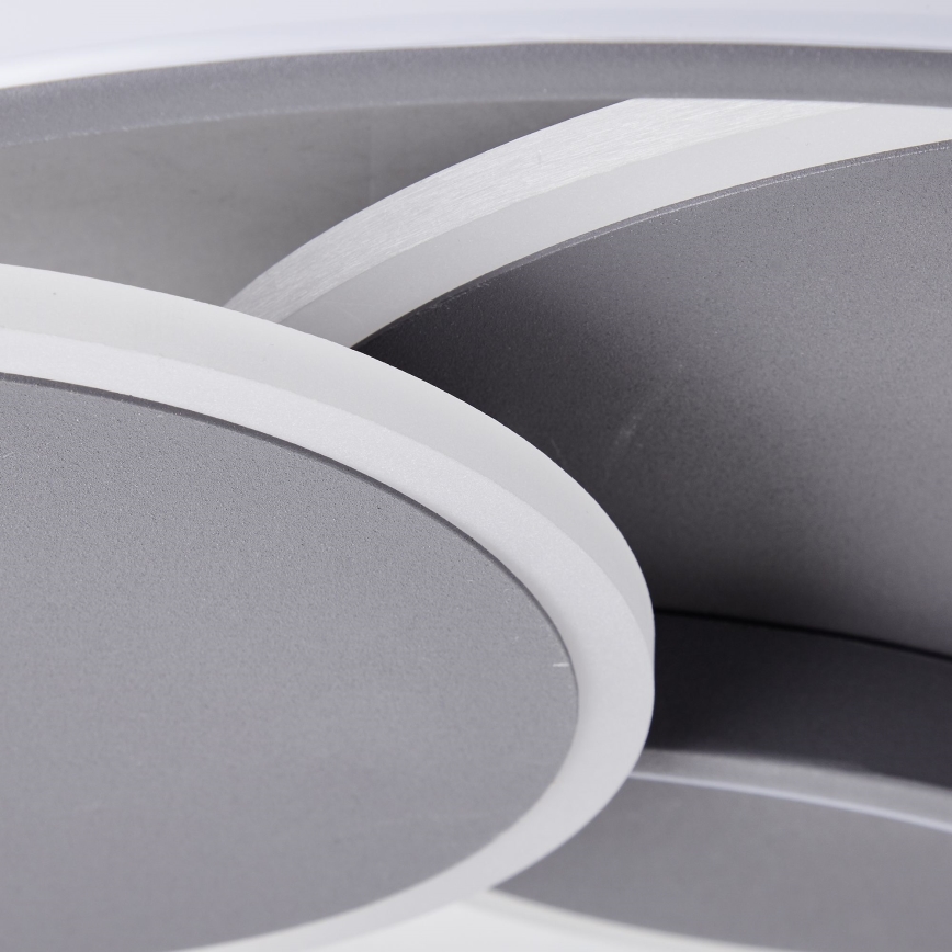 Brilliant - Himmennettävä LED-kattovalaisin RUNDA LED/50W/230V 3000-6500K musta + kauko-ohjaus