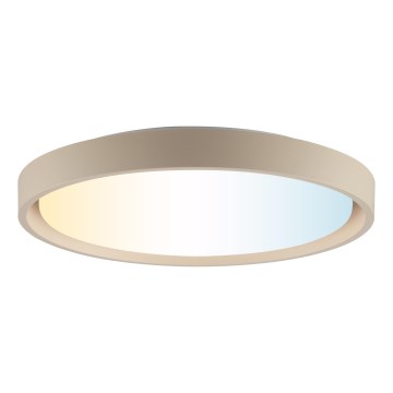Brilliant - Himmennettävä LED-kattovalaisin SANOZ LED/24W/230V 3000-6500K halkaisija 41 cm beige + kaukosäädin