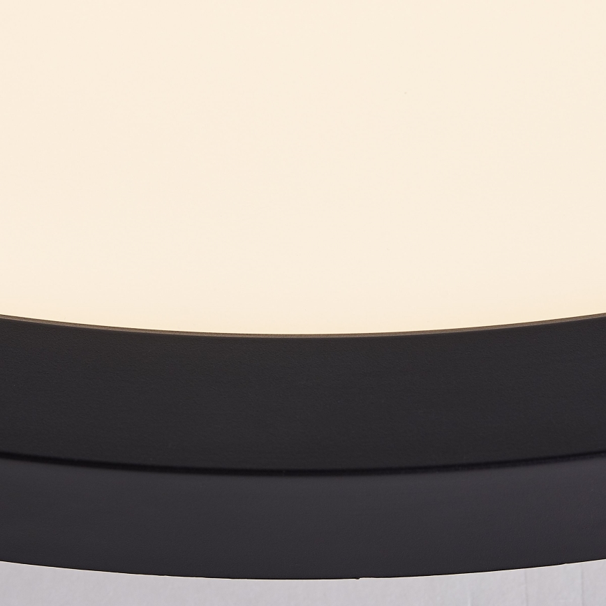 Brilliant – TUCO himmennettävä LED-kattovalaisin, 33 W, 230 V, 3000–6500 K, Ø 50 cm, musta, kaukosäädin mukana