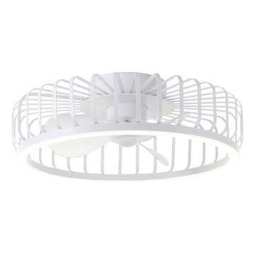 Brilliant - himmennettävä LED-kattovalaisin tuulettimella CAPO LED/36W/230V 2700-6500K halkaisija 48 cm valkoinen + kaukosäädin